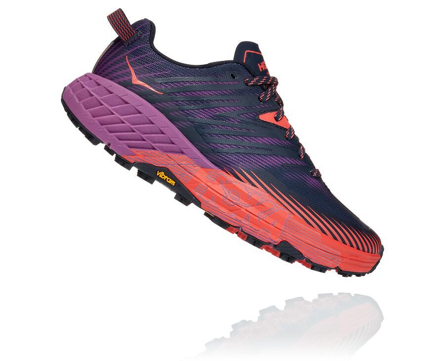 Hoka One One Trailove Tenisky Damske Námornícka Modrá - Speedgoat 4 - 36914-GXUY